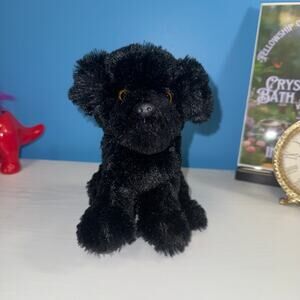 Wishpets Black Lab Plush 2015 | Stuffed Dog Puppy Toy 8” EUC